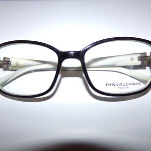 LETTA Eyeglass Frames DANA BUCHMAN Black Size 53 NWOT